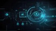 © evening_tao - Futuristic Digital Interface with Data Visualization