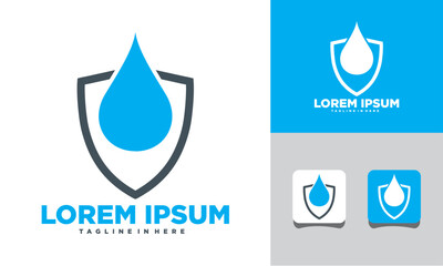 water protection logo icon