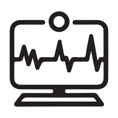 illustration of a heart meter