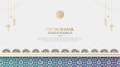 © Minhas Attari - Eid Mubarak greeting card social media post with colorful ornamental Islamic pattern
