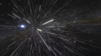 Wall Mural - travelling through stars at warp speed. hyperspace jumping.