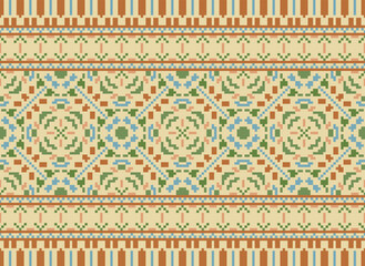 Tribal patterns, African tribal patterns, native American patterns. Ethnic style abstract Navajo geometric tribal vector seamless pattern background.