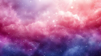 Sticker - Purple and Pink Galaxy Abstract Background