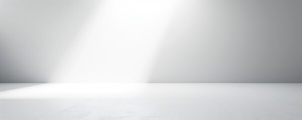 Wall Mural - Plain white simple interior architecture background Generative Ai