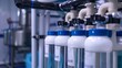 © TensorSpark - Close-up of a reverse osmosis unit purifying water, ensuring safe and clean drinking water. The system effectively filters contaminants, providing high-quality, purified water.