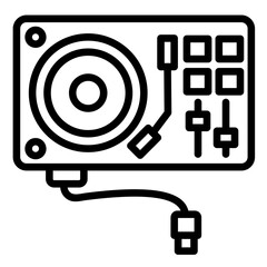 Sticker - Turntable Icon