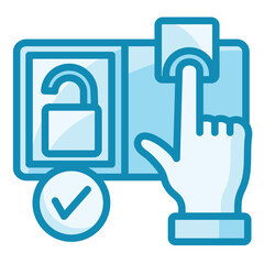 Sticker - Biometric Authentication Icon