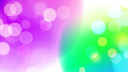 Aufkleber - Blurred background with bokeh lights. Defocused circle shapes. Abstract light effect. Vector illustration.