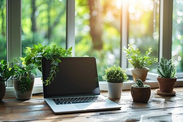 Wall Mural - working environment background office work professional photography