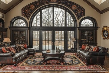 Wall Mural - Pure lighting with large window design inspiration ideas