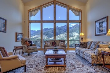 Wall Mural - Pure lighting with large window design inspiration ideas