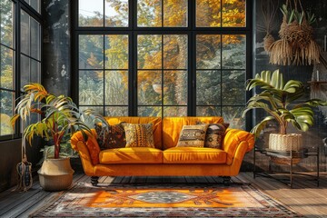Wall Mural - Pure lighting with large window design inspiration ideas