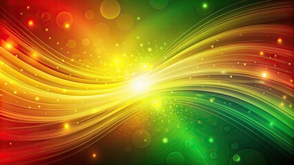 Poster - Beautiful abstract background with gradient red, green, orange, yellow, and gold colors, Abstract, Background, Gradient, Red