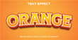© sunardi - Orange editable text effect