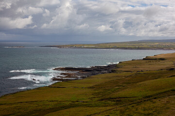 Sticker - view of the coast of the atlantic ocean