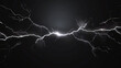 © LiezDesign - The Power and beauty of lightning strikes, on a Black background.