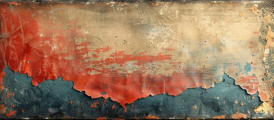 Wall Mural - Abstract Texture - Peeling Paint and Rust