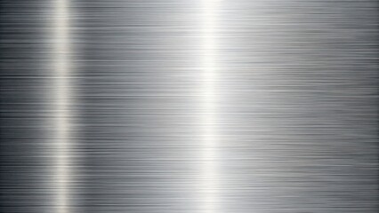 Poster - Brushed metal texture with shiny, linear pattern, metallic, industrial, silver, steel, background, shiny, brushed