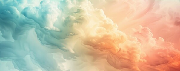 abstract texture background with a dreamy cloud-like pattern in soft, calming hues