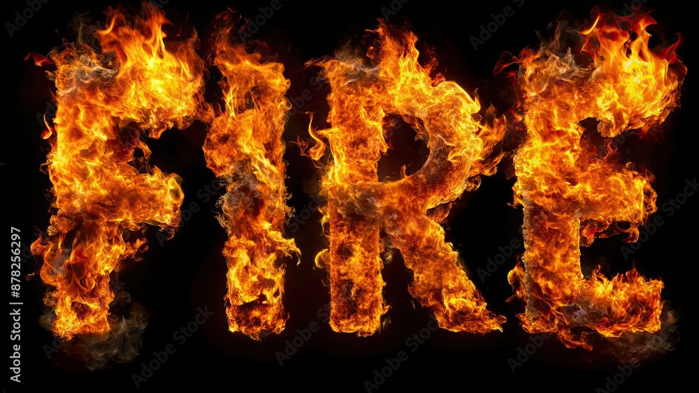 Fire Typo A collection of bold and dynamic fire-themed fonts for graphic design ...