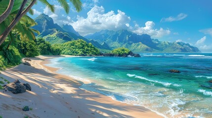 Poster - Tropical Beach Paradise