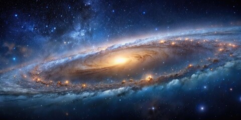 Wall Mural - cosmic journey through the mysteries of the milky way , space, galaxy, stars, exploration, astronomy