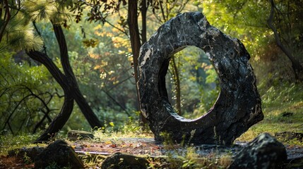 Poster - Stone Ring in the Forest