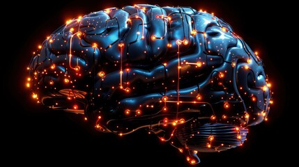 Poster - Artificial Intelligence, Neural Network, Human Brain