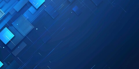Wall Mural - blue gradient technology background