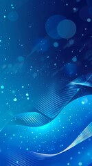 Wall Mural - blue gradient technology background