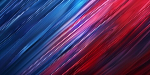 Poster - blue red abstract presentation background with stripes lines