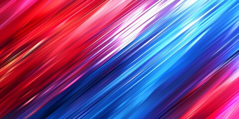Poster - blue red abstract presentation background with stripes lines