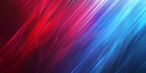 Poster - blue red abstract presentation background with stripes lines