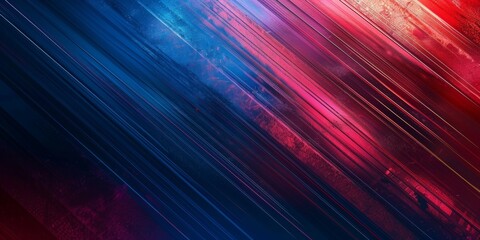 Wall Mural - Blue red abstract presentation background with stripes lines