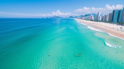 Wall Mural - sea top down