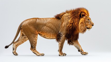 Poster - Majestic Lion Walking