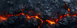 © Marcel - Lava texture fire background rock volcano magma molten hell hot flow flame pattern seamless. Earth lava crack volcanic texture ground fire burn explosion stone liquid black red inferno planet relief.