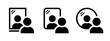 © Chelpanoff - Mirror looking icon. Man look at the mirror vector illustration. Person standing in front of reflection sign. Mirror image concept.
