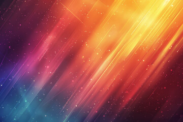 Wall Mural - A colorful background with a lot of stars and a red stripe