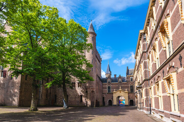 Wall Mural - The Ridderzaal, Hall of Knights, the main building of Binnenhof in the Hague, Netherlands