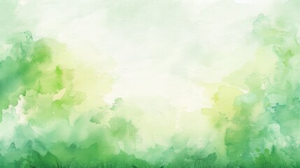 This image features a tranquil green watercolor background with abstract foliage art, representing nature’s serene beauty and offering a calming visual experience.