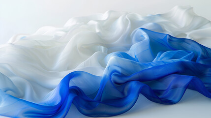 Blue pastel liquid smoke forms mesmerizing waves, creating a captivating and soothing abstract background wallpaper ,abstract background of blue silk or satin with some smooth folds in it