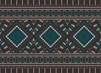 Beautiful floral seamless pattern. Tribal background. Aztec style, vector, illustration. design for texture,fabric,clothing,wrapping,print,decoration,carpet.geometric