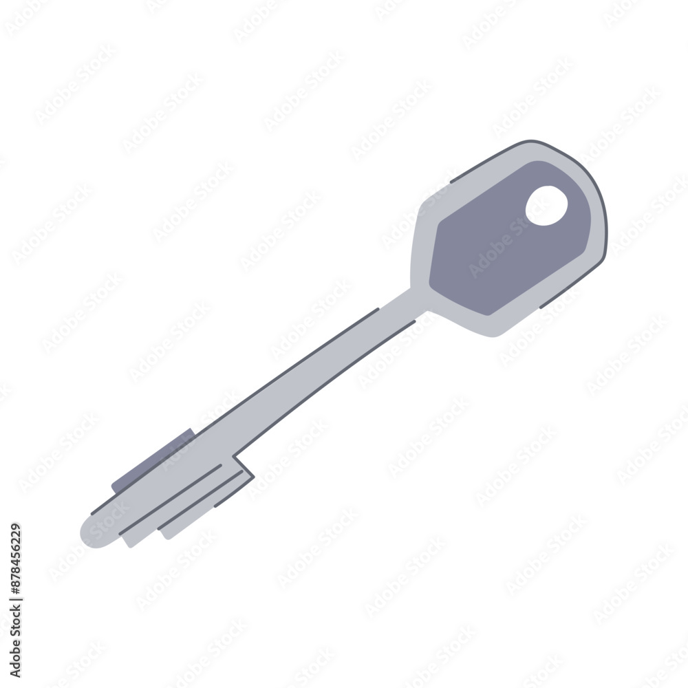 safety key cartoon. secure unlock, access open, protect closed safety ...