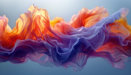 Wall Mural - colorful smoke