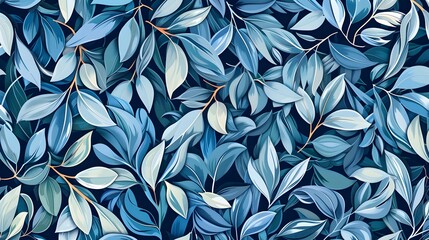 Wall Mural - Leaf shading pattern