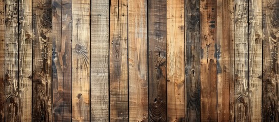 Poster - Detail & texture of a wooden wall, providing ideal copy space image.
