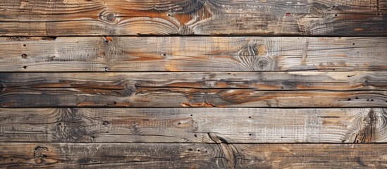 Poster - Copy space image of a rustic wood texture creating an abstract background with an empty template.