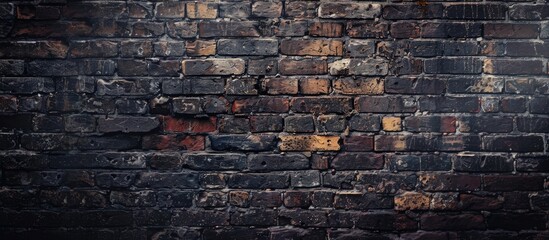 Poster - Background featuring a vintage brick wall providing copy space image.