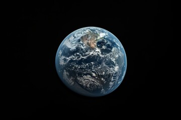 a planet earth in space